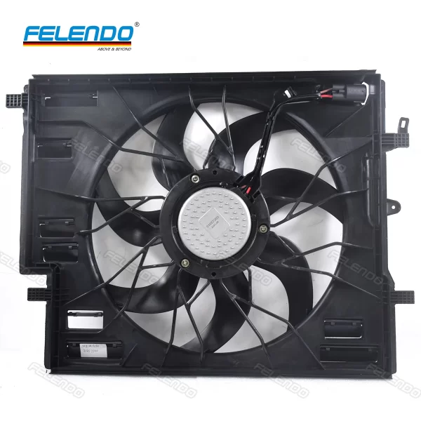 Felendo Cooling Fan Assembly 31657360 31657361 for VOLVO XC60 XC90 S90 V90 S60 2.0T 17-20 600W