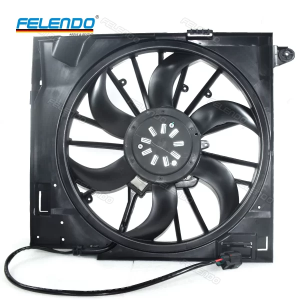 C2D24142 C2D38736 Felendo 2.0T Engine Radiator Fan for Jaguar XJ XF