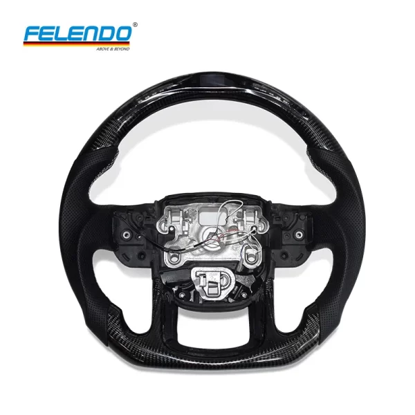 FELENDO Range Rover L494 L405 LED Carbon Fiber Steering Wheel