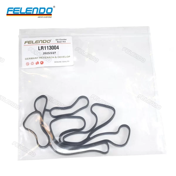 FELENDO LR113004 Oil Cooler Seal Kit for Range Rover Vogue L405 2013 Sport L494 2014 4.4 V8 Diesel LR022895 LR113200