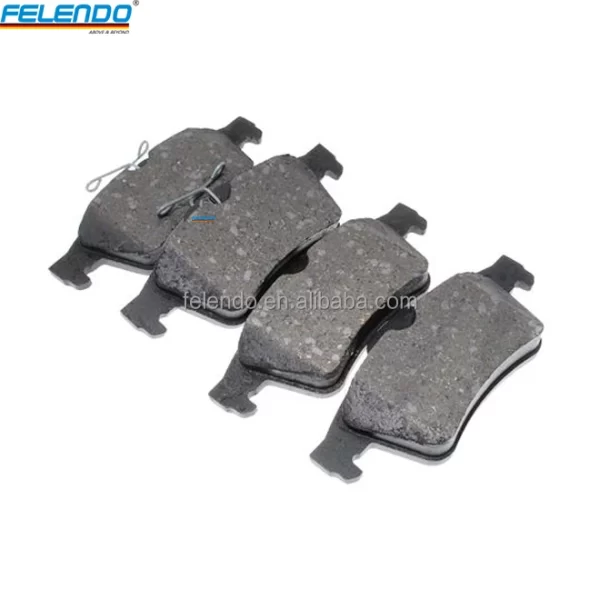 Felendo Rear Disc Brake Pad Kit for Jaguar XF XJ XK C2P26112