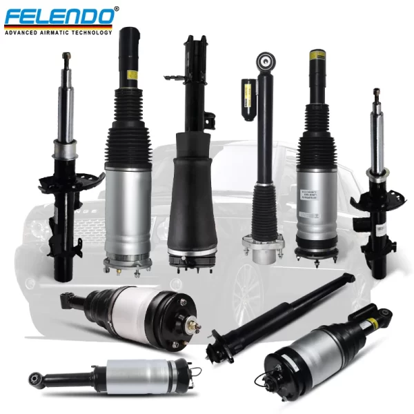 Felendo Front Shock Absorber Air Suspension for Land Rover LR3 LR4 Range Rover