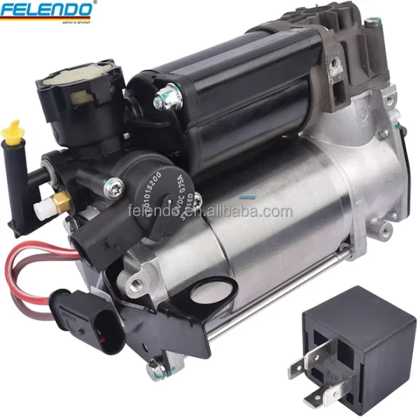 Felendo 2203200104 Airmatic Air Suspension Compressor Pump for Mercedes Benz W220 W211 W219 S211 2000-2009 2113200304
