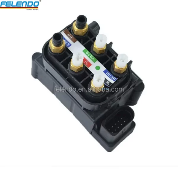 Felendo Air Compressor Pump Solenoid Valve Block for Audi A6 C7 A7 A8 D4 S8 4G0616005C