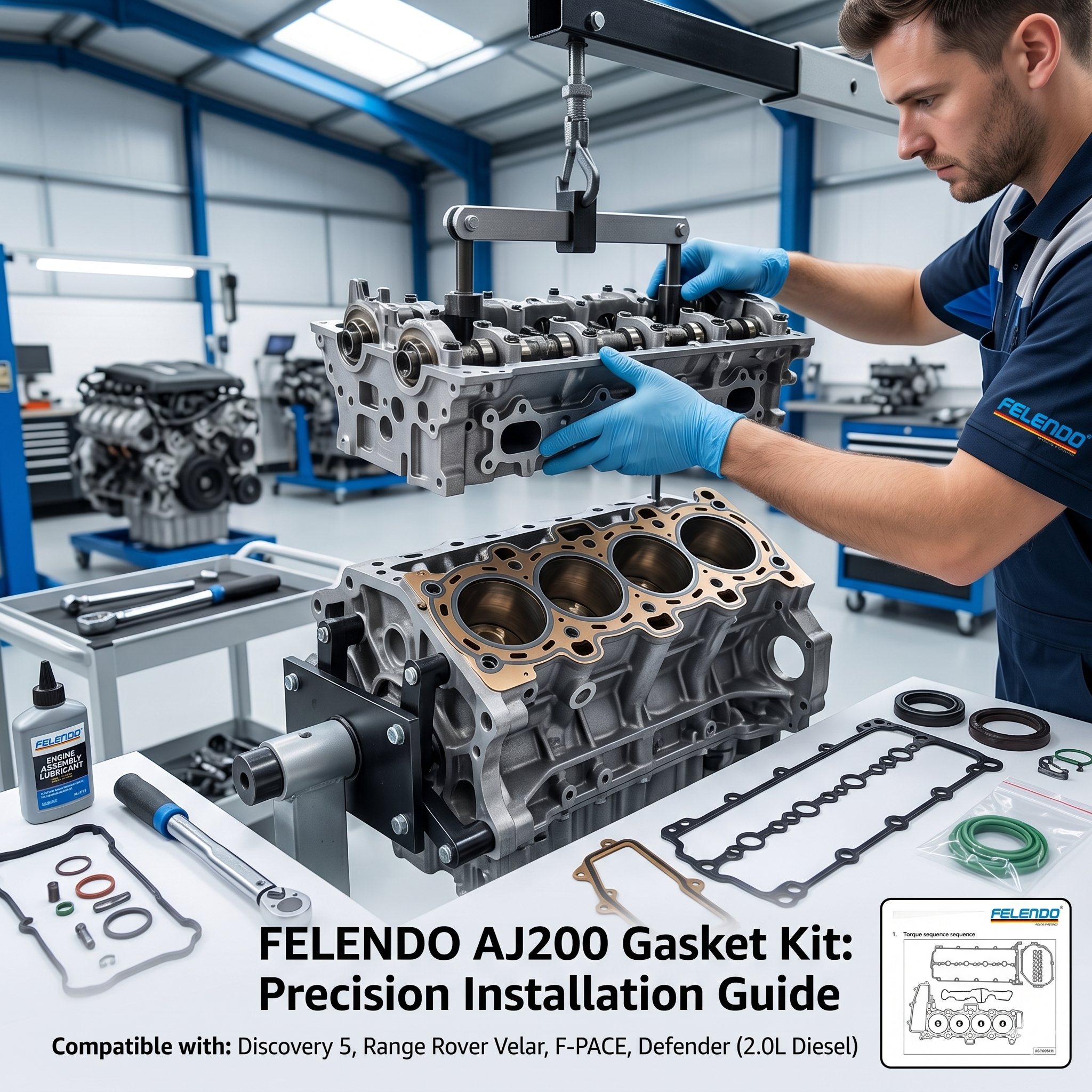 AJ200 DIESEL GASKET KIT ENGINE PARTS