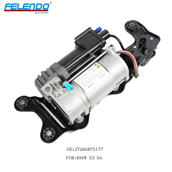 BMW 37206875177 Air Suspension Compressor OEM Replacement for X5 F15 / X6 F16 37206868998 37206850555