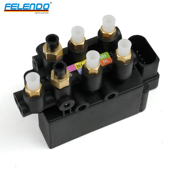 Felendo Air Suspension Solenoid Valve Block for Audi A6, A7, A8, Q5, Q8 4N0616013
