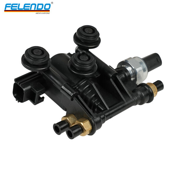 FELENDO Air Suspension Solenoid Valve Block for Land Rover Discovery 3/4 LR3/LR4 & Range Rover Sport RVH000046