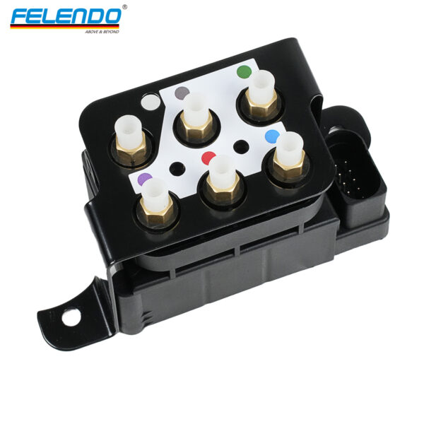 Felendo Air Suspension Solenoid Valve Block for Audi A6/A8, Bentley Continental, VW Phaeton 3D0616013