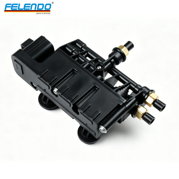 Felendo Front REAR Air Suspension Solenoid Valve Block RVH000095 for Land Rover Discovery 3/4 & Range Rover Sport