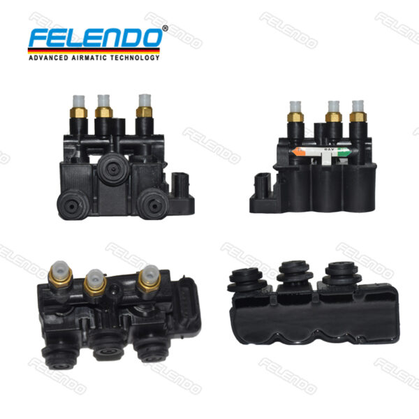 Felendo Air Suspension Solenoid Valve Block for Land Rover Range Rover, Discovery, Velar & Defender LR070245