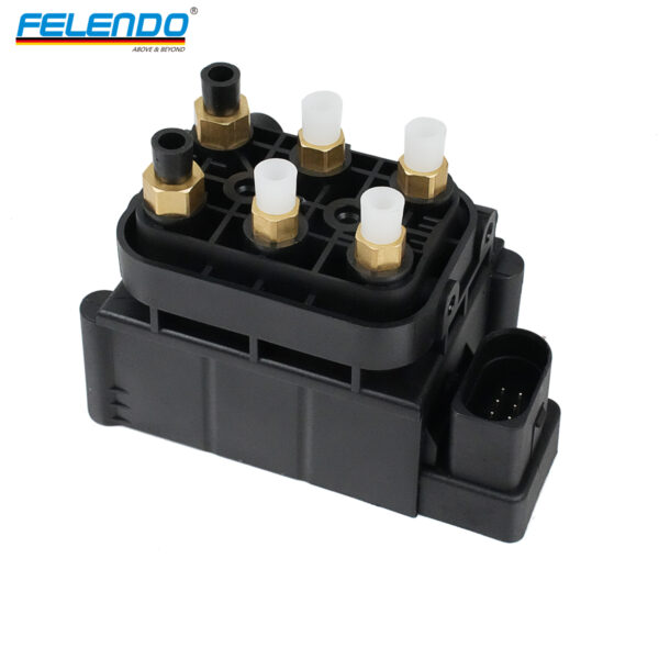 Felendo Air Suspension Solenoid Valve Block  for Audi A6, A7, A8, Q7, Bentley & VW 4H0616013
